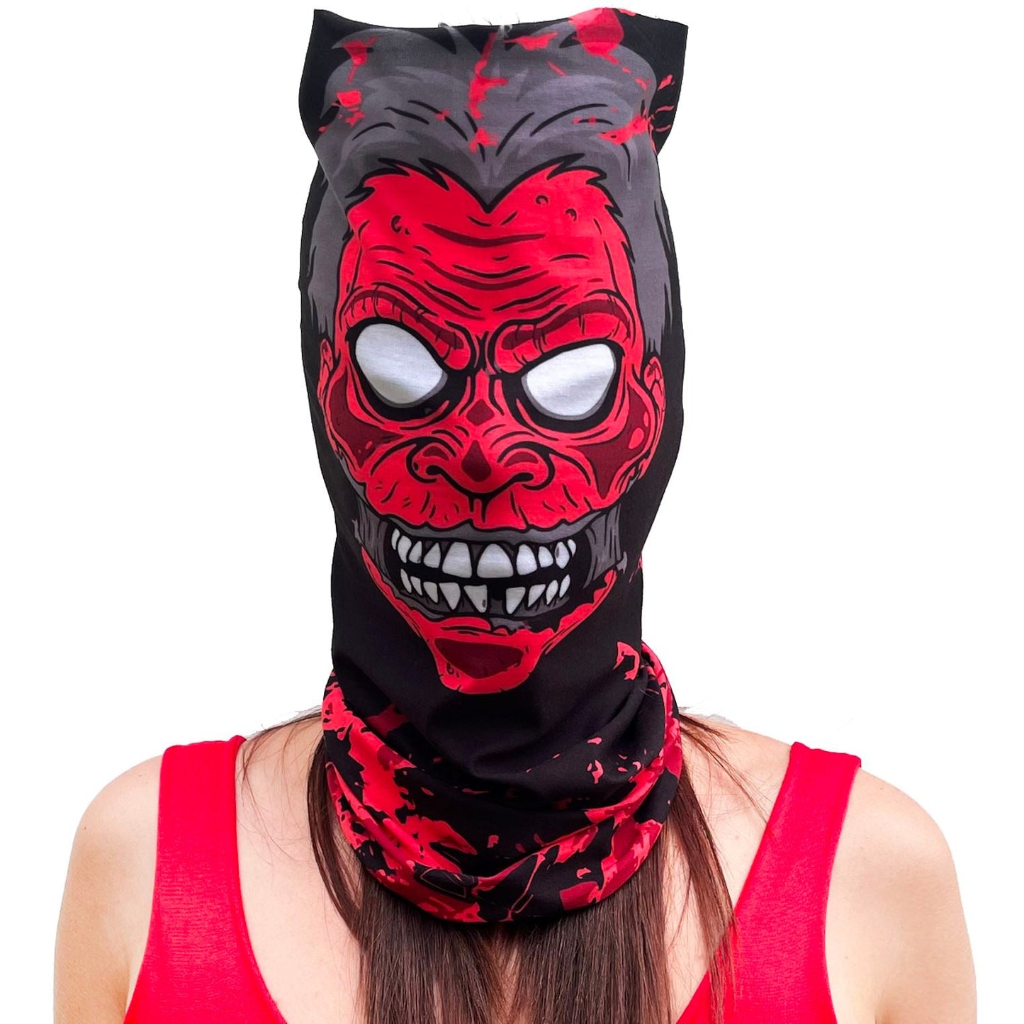 Microfibra Caras Muerto Rojo Pescuezo Microfibra Pescuezo