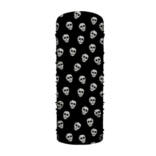 Microfibra Calaveritas Negro Pescuezo Microfibra Pescuezo